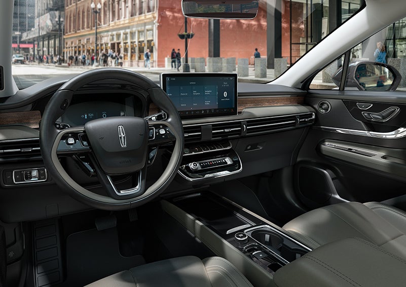 The interior dashboard of 2024 Lincoln Corsair® SUV is shown here. | Eau Claire Lincoln in Eau Claire WI
