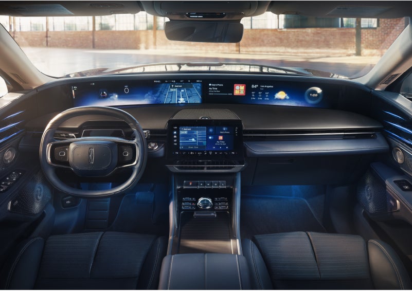 The panoramic display is shown in a 2026 Lincoln Nautilus® SUV. | Eau Claire Lincoln in Eau Claire WI
