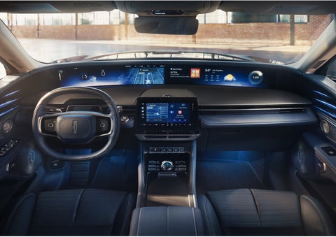 The panoramic display is shown in a 2026 Lincoln Nautilus® SUV. | Eau Claire Lincoln in Eau Claire WI